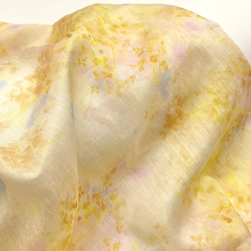Kimono Sheer Floral - Ginger Japanese Inspired Floral Gradient Print