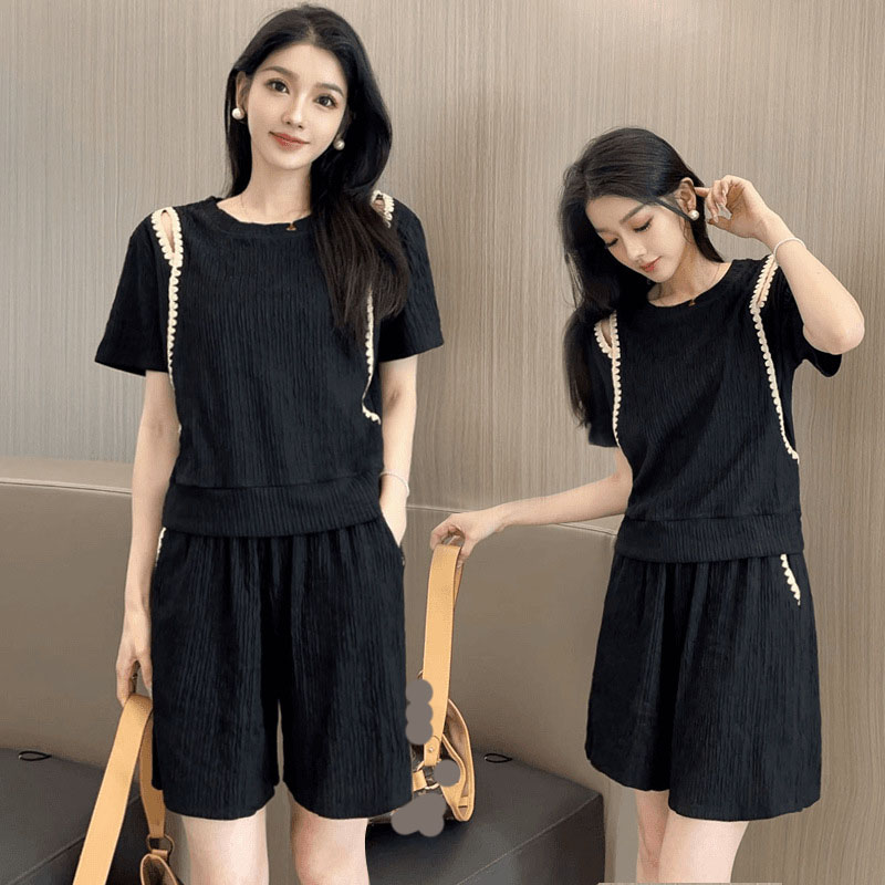 Blouse Off Shoulder - Korean Fashion Off Shoulder T-Shirts Two-Piece