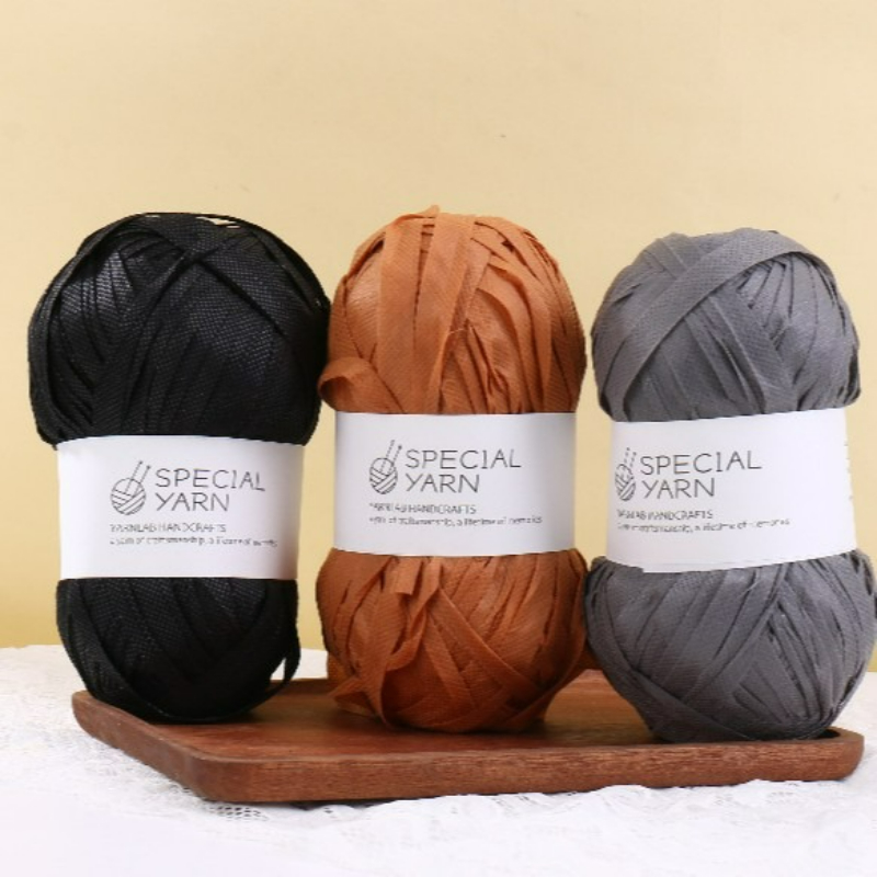 Crochet Bag Raffia - 100g/pcs Raffia Flat Yarn for Hand