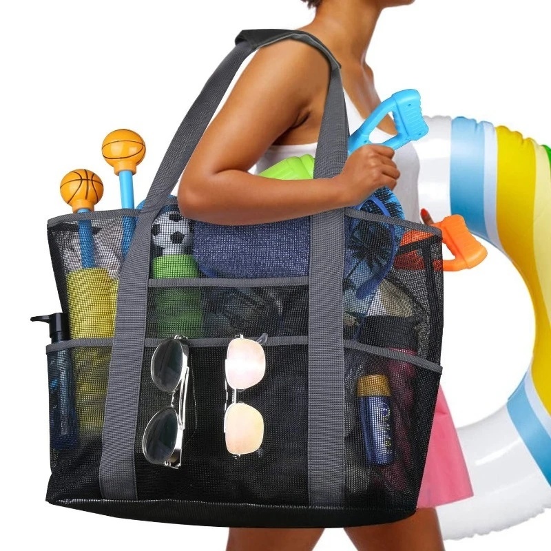 Tote Bag Beach - 2026 New Large Capacity Mesh Beach
