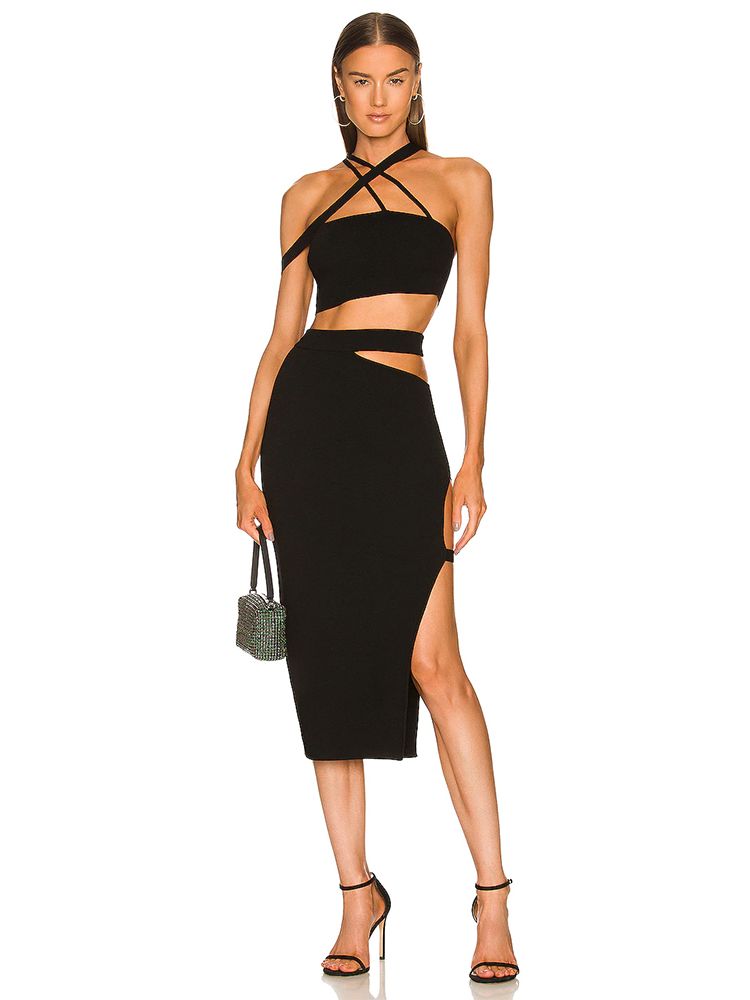 Crop Top Crochet - Women's Bandage Suit 2022 Summer 2