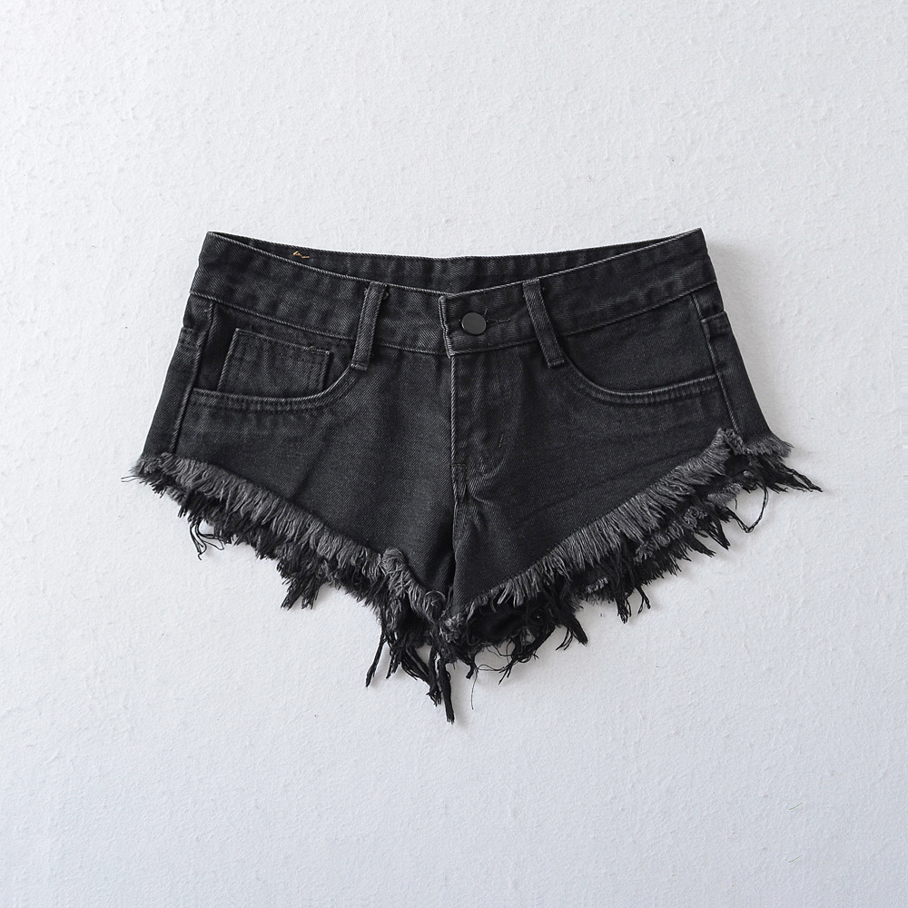 Shorts Denim Frayed - шорты y2k Sexy Short Denim Shorts