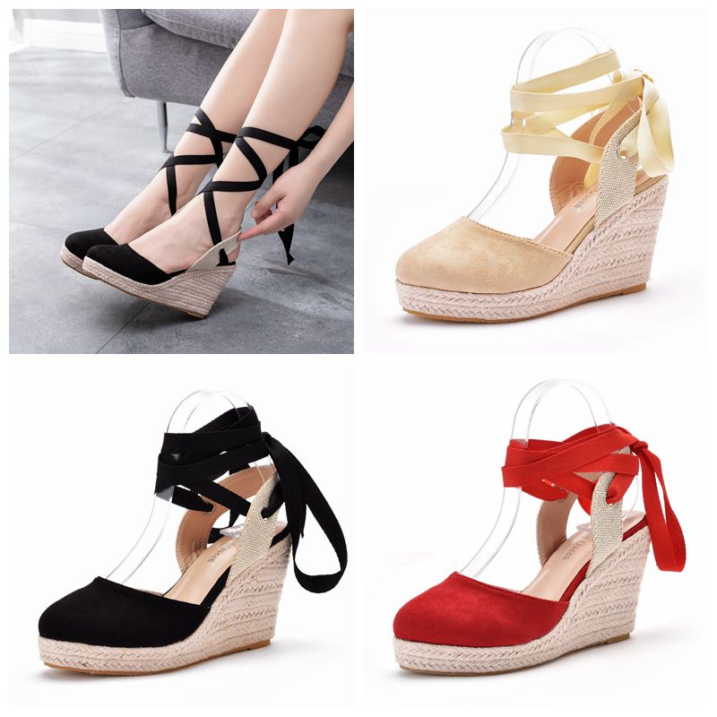 Wedge Espadrille Women - Women's Espadrille Platform Wedge Sandals Closed