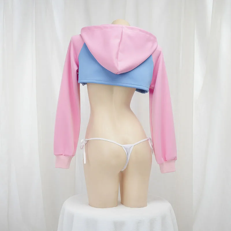 Cute Long Sleeve Crop Top Hood - Crop Top Crochet review and price
