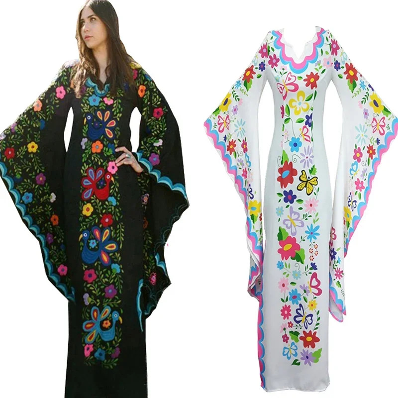 Medieval Cosplay Costume Vinta - Romper Floral Print review and price