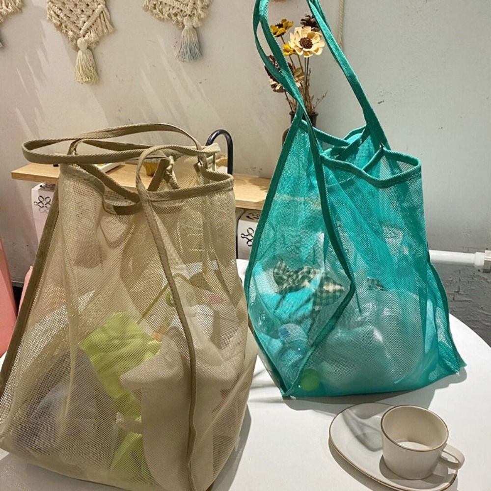 Mesh Beach Bag Lightweight, Br - Tote Bag Beach review and price