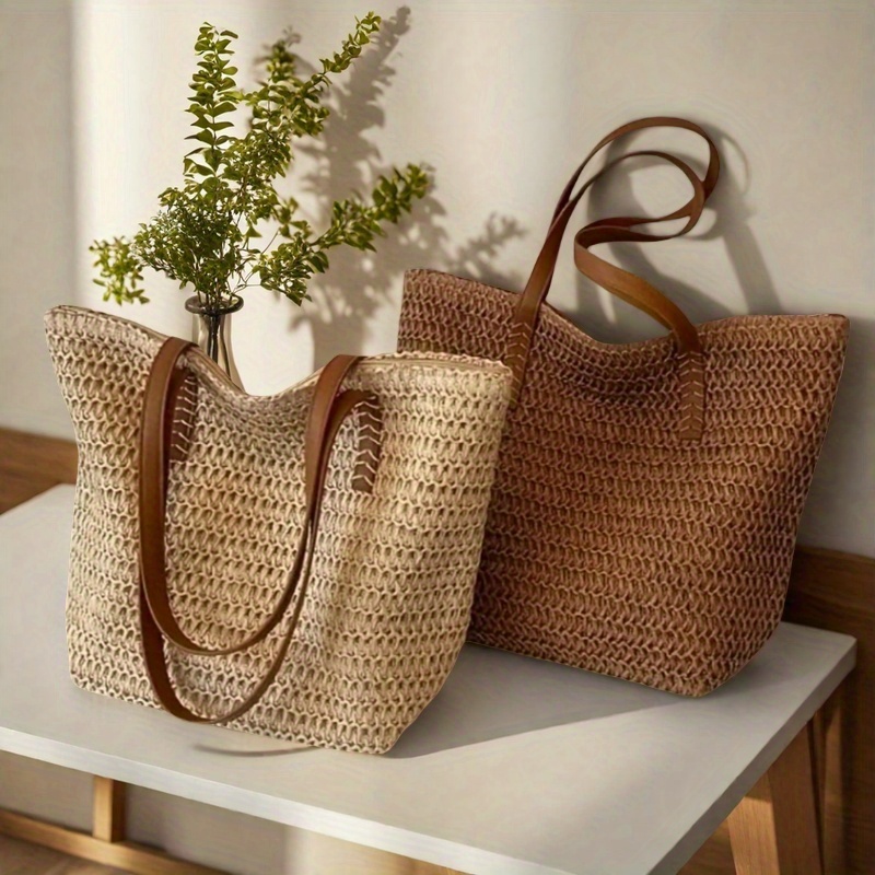 Fashionable and Versatile Wome - Crochet Bag Raffia review and price