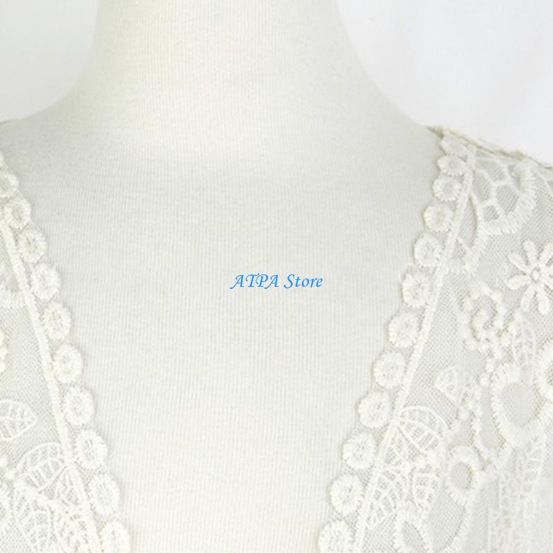 U13C Women Summer Lace Open Fr - Kimono Sheer Floral review and price