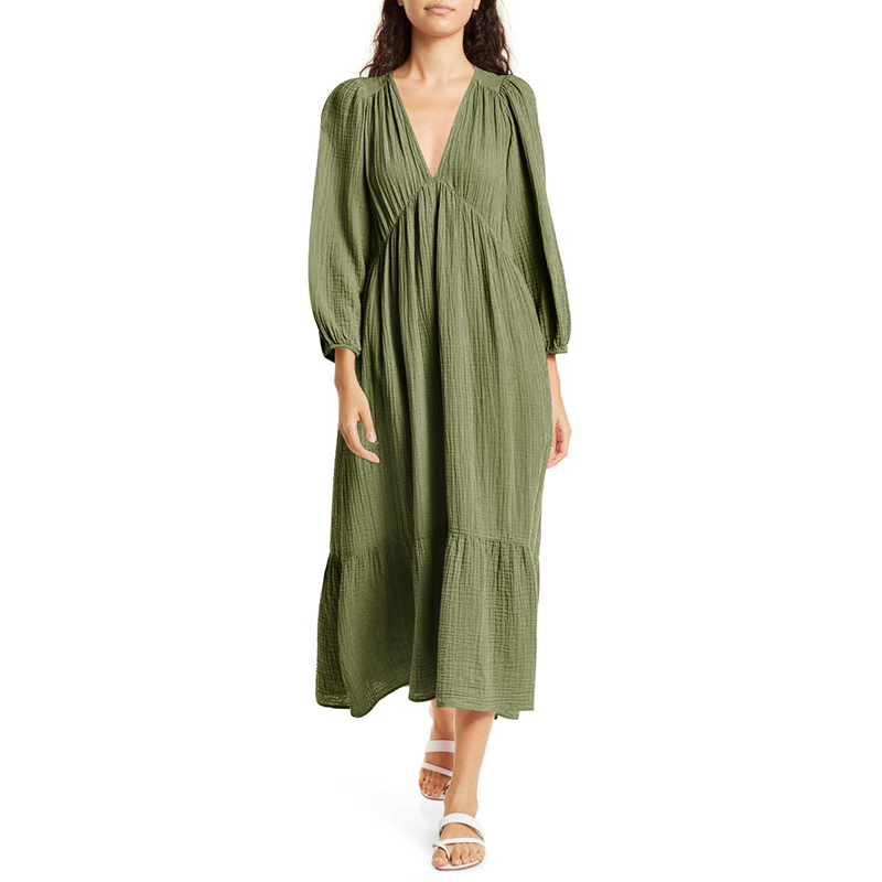 Muslin 100% Cotton Long Sleeve - Linen Dress Wrap review and price