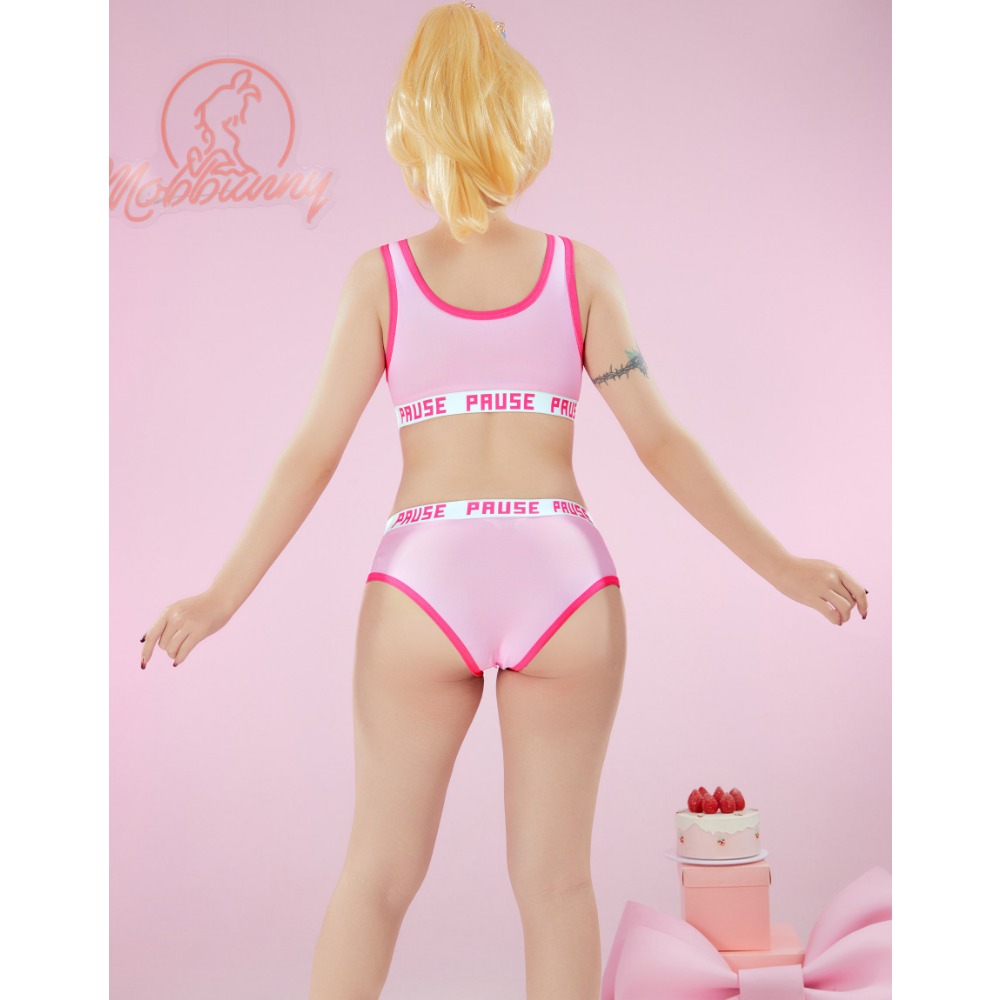 MOBBUNNY Peach Derivative Spor - Bralette Triangle Set review and price