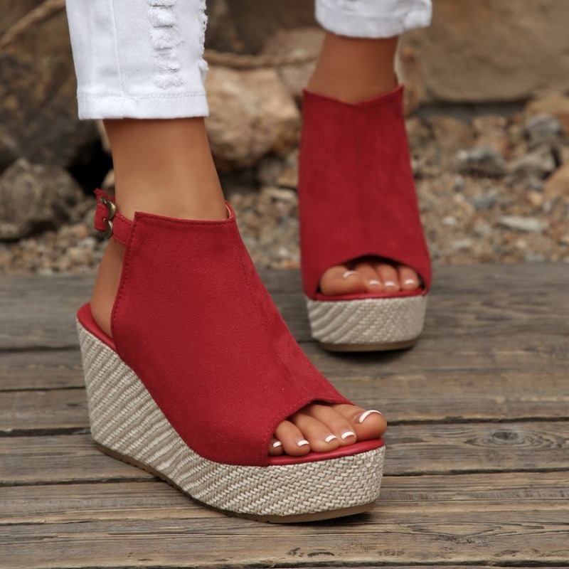 Women Sandals Summer Wedge Pla - Wedge Espadrille Women review and price