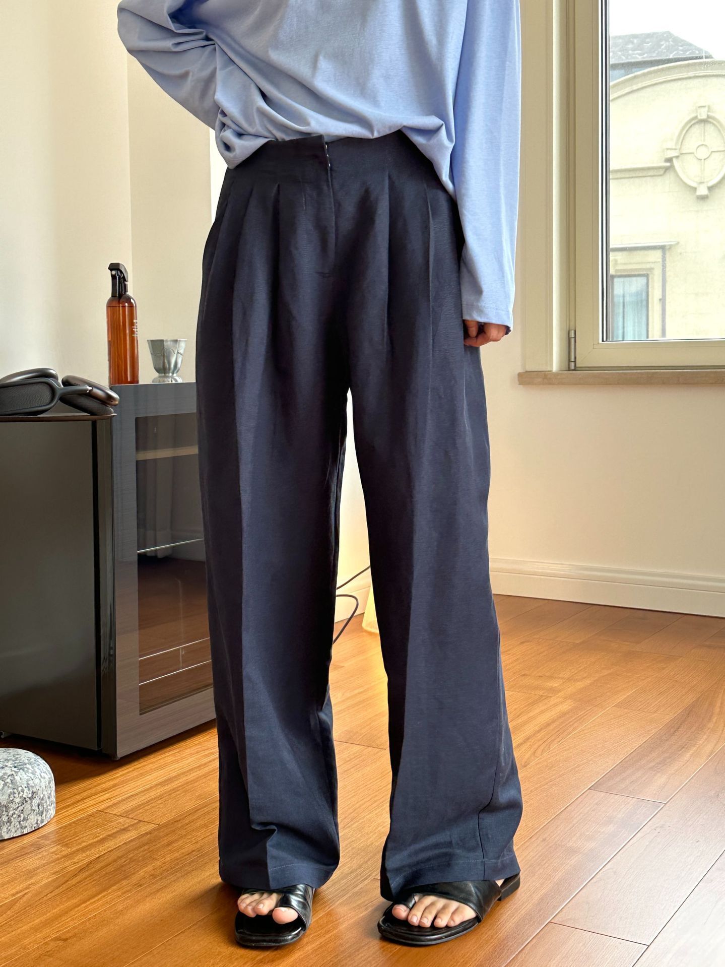 Casual Linen Wide Leg Pants Pl - Linen Pant Wide review and price