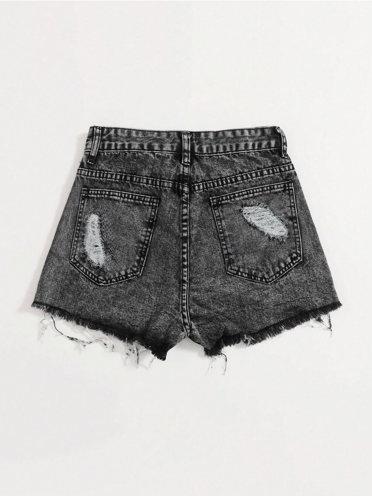 2026 New Vintage Washed Denim  - Shorts Denim Frayed review and price