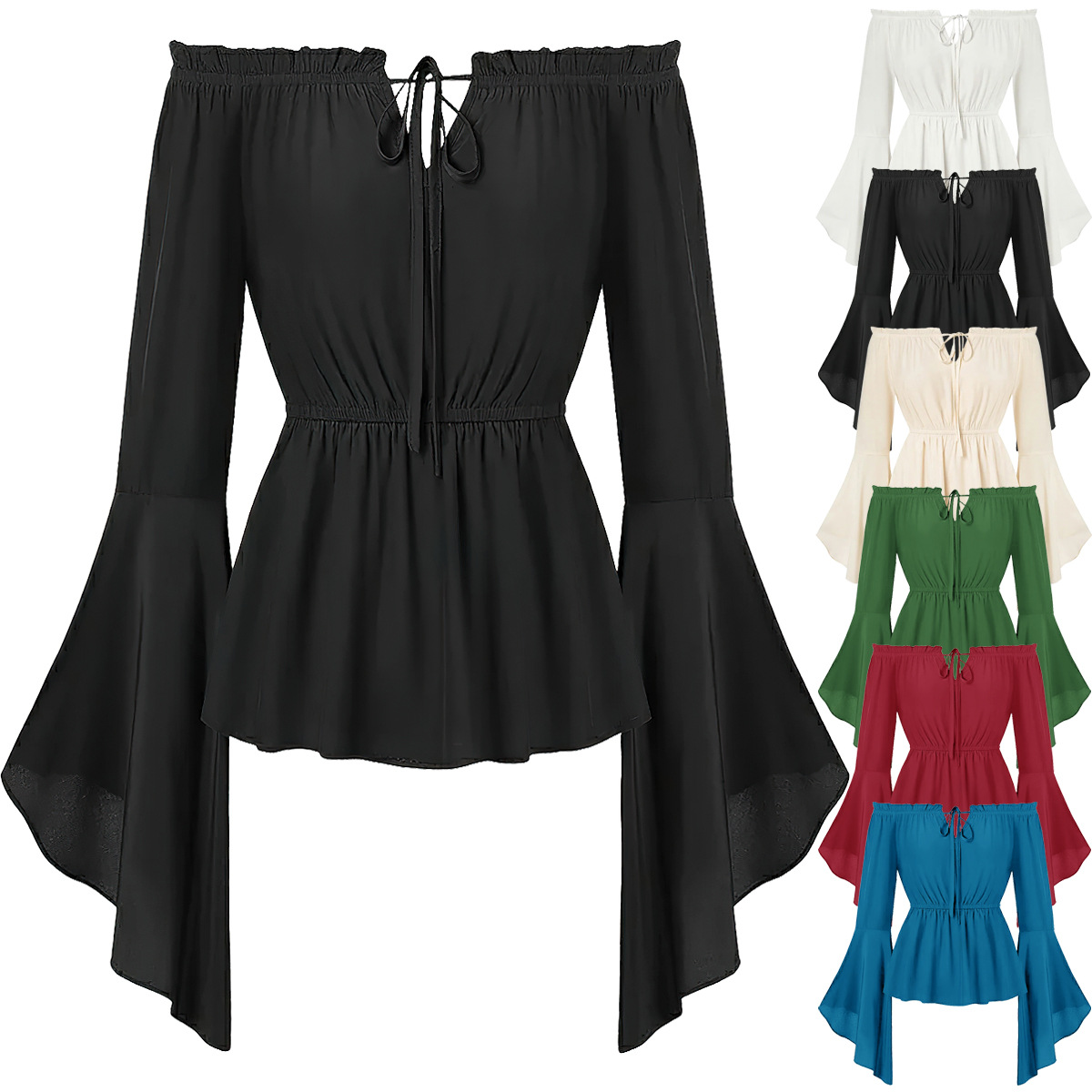 Off Shoulder Medieval Costume  - Blouse Off Shoulder review and price