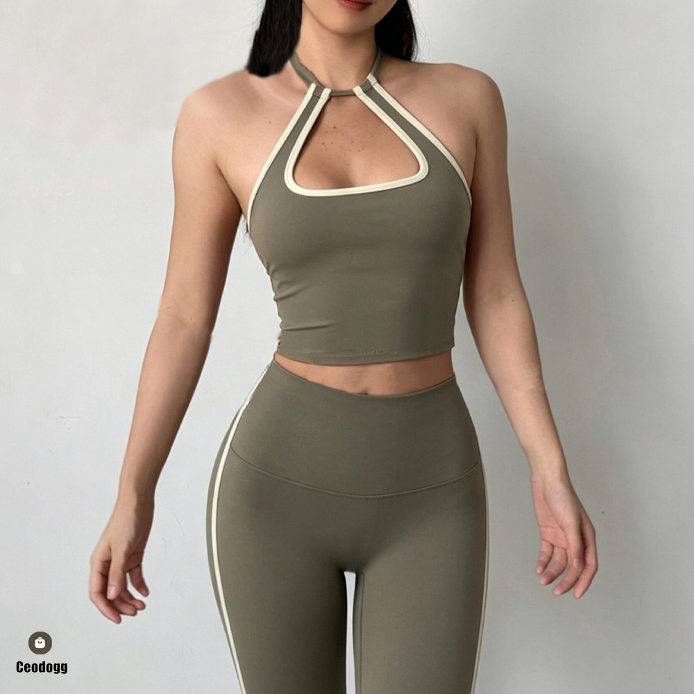 Hanging Halter Top Women Sport - Bralette Triangle Set review and price