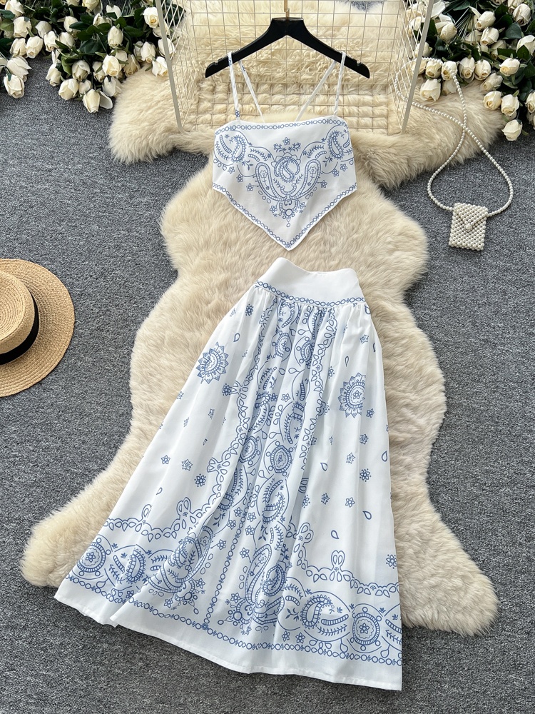 Summer Floral Embroidery Two-P - Romper Floral Print review and price