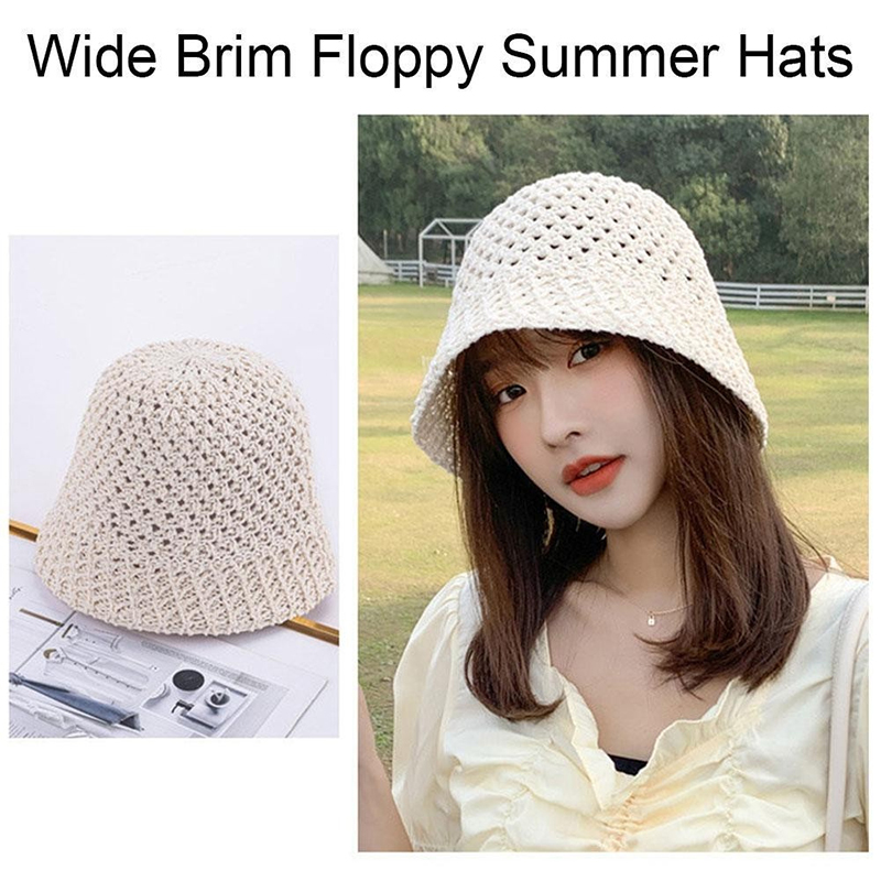 New Girls Sun Hat Wide Brim Fl - Hat Floppy Wide review and price