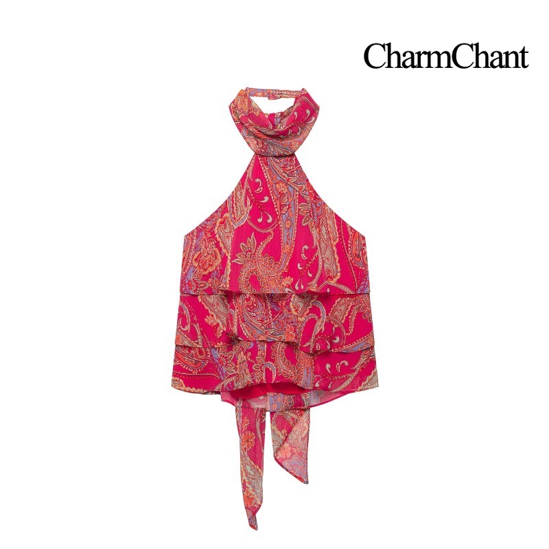 CHARMCHANT Women's Paisley Pri - Midi Skirt Floral review and price
