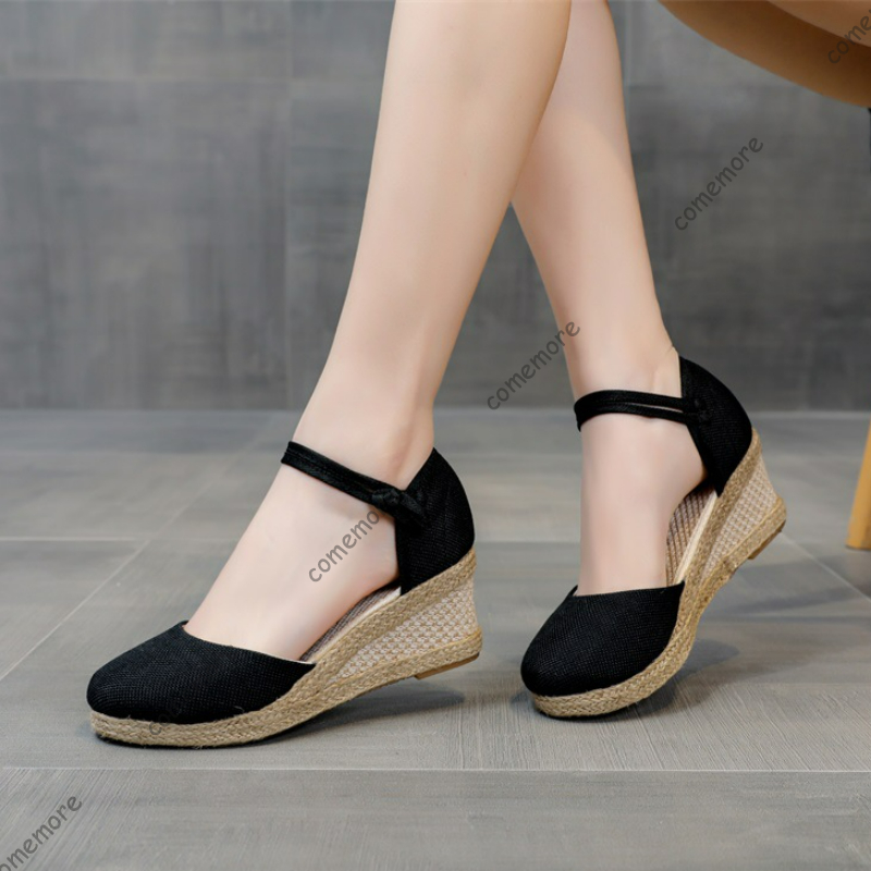 Comemore Sandals High Heel Sum - Wedge Espadrille Women review and price
