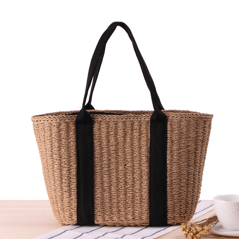 Trendy Straw Women Tote Bag Lu - Crochet Bag Raffia review and price