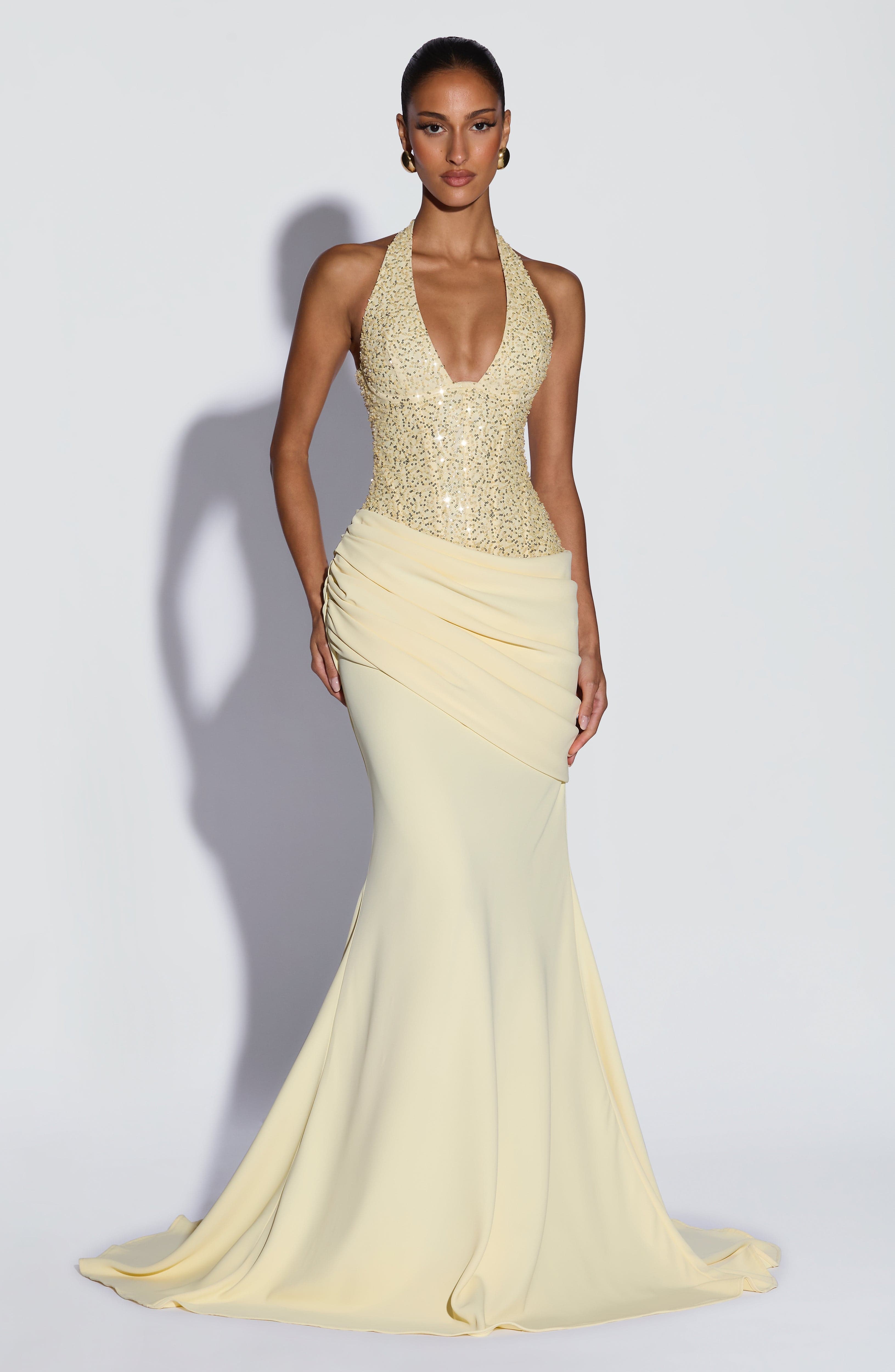 Luxury Halter V Sequin Maxi Go - Maxi Dress Halter review and price