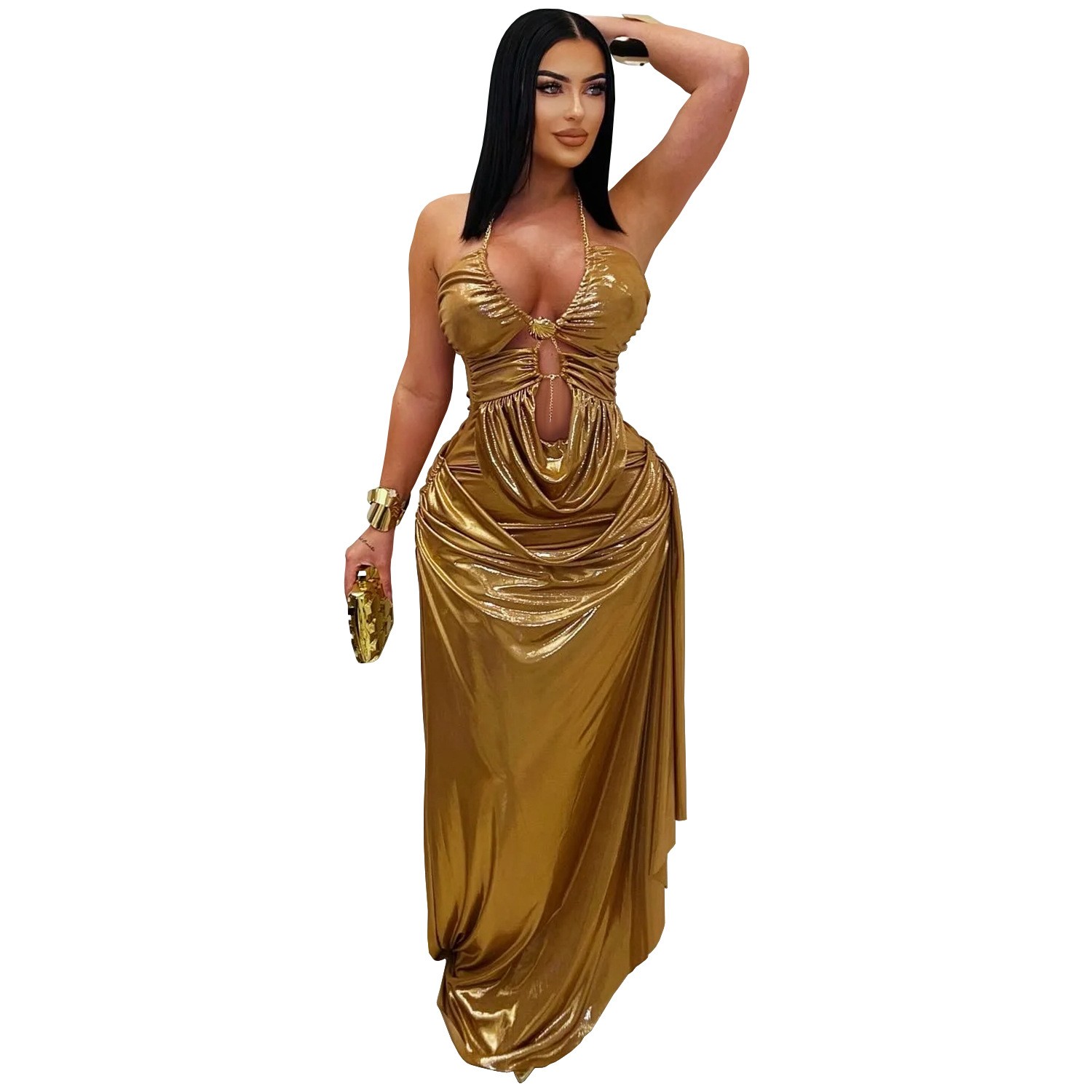 Prom Dress Evening Wedding Gue - Maxi Dress Halter review and price