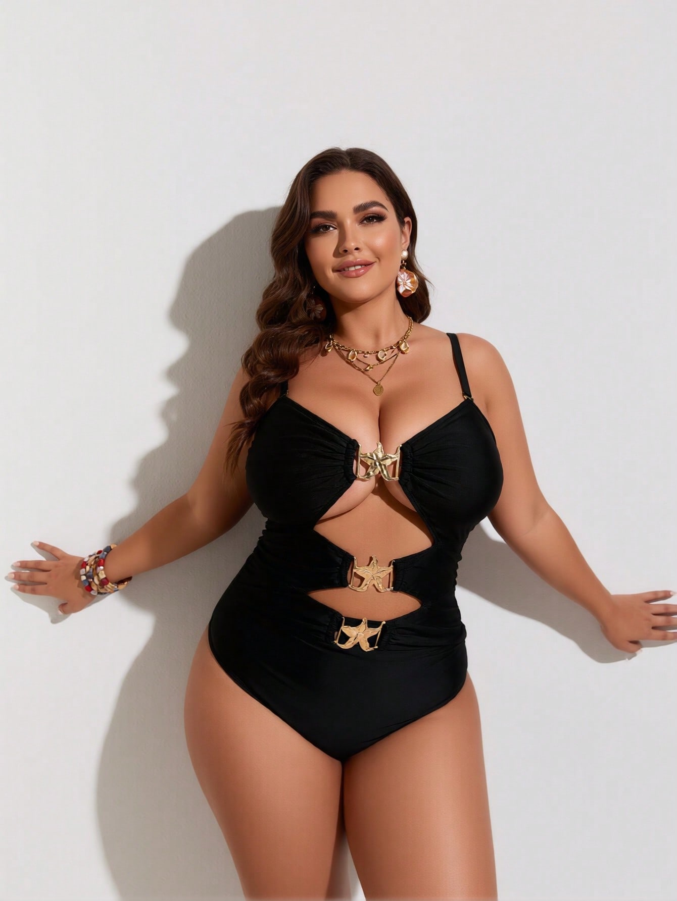 2026 New Women's Plus Size One - Swimsuit Bikini Ruched review and price