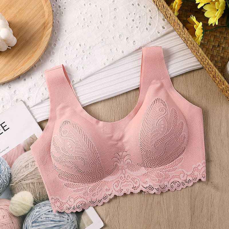Breathable Latex Bra Seamless  - Bralette Triangle Set review and price