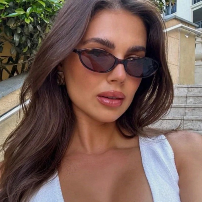 Retro Oval Frame Sunglasses Fa - Sunglasses Cat Eye review and price
