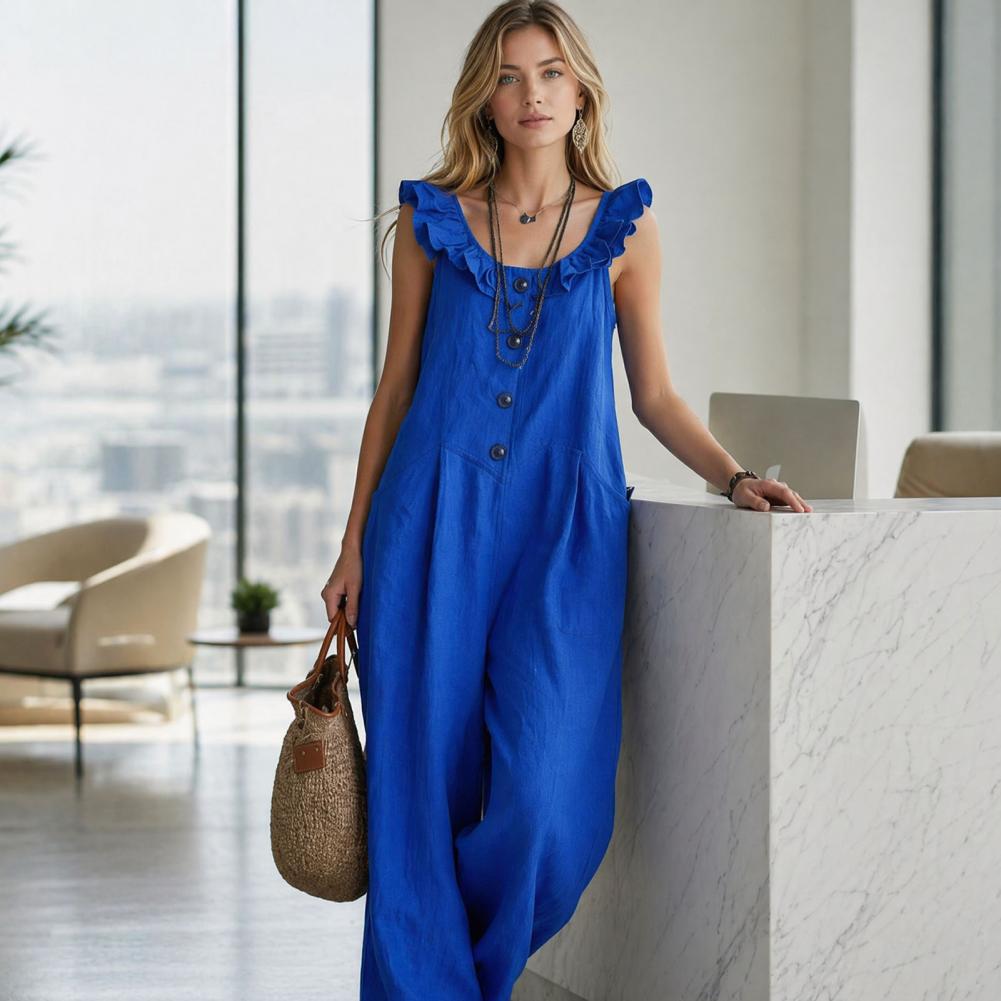 Relaxed Fit Romper Women Women - Jumpsuit Linen Relaxed review and price