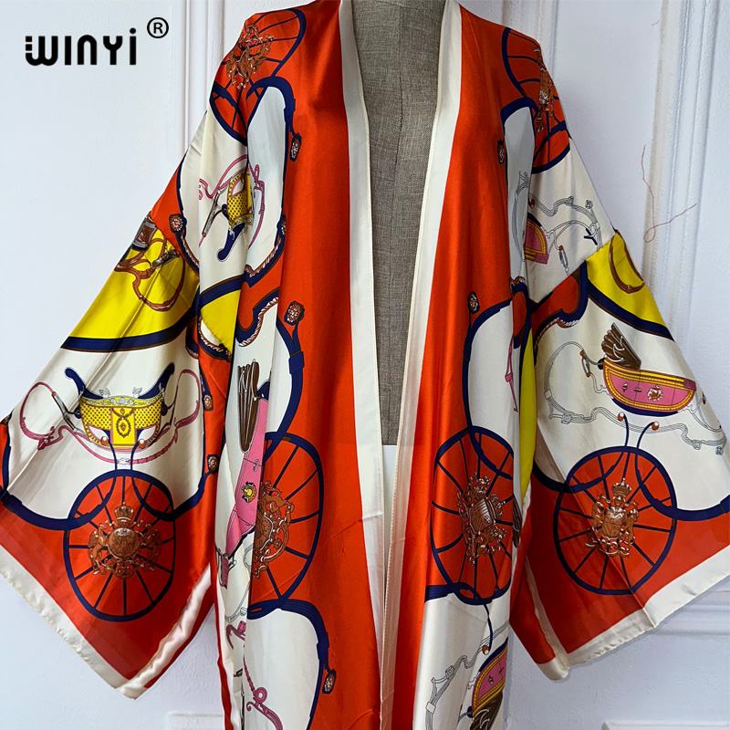 WINYI boho print Kimono Summer - Cover Up Kaftan review and price