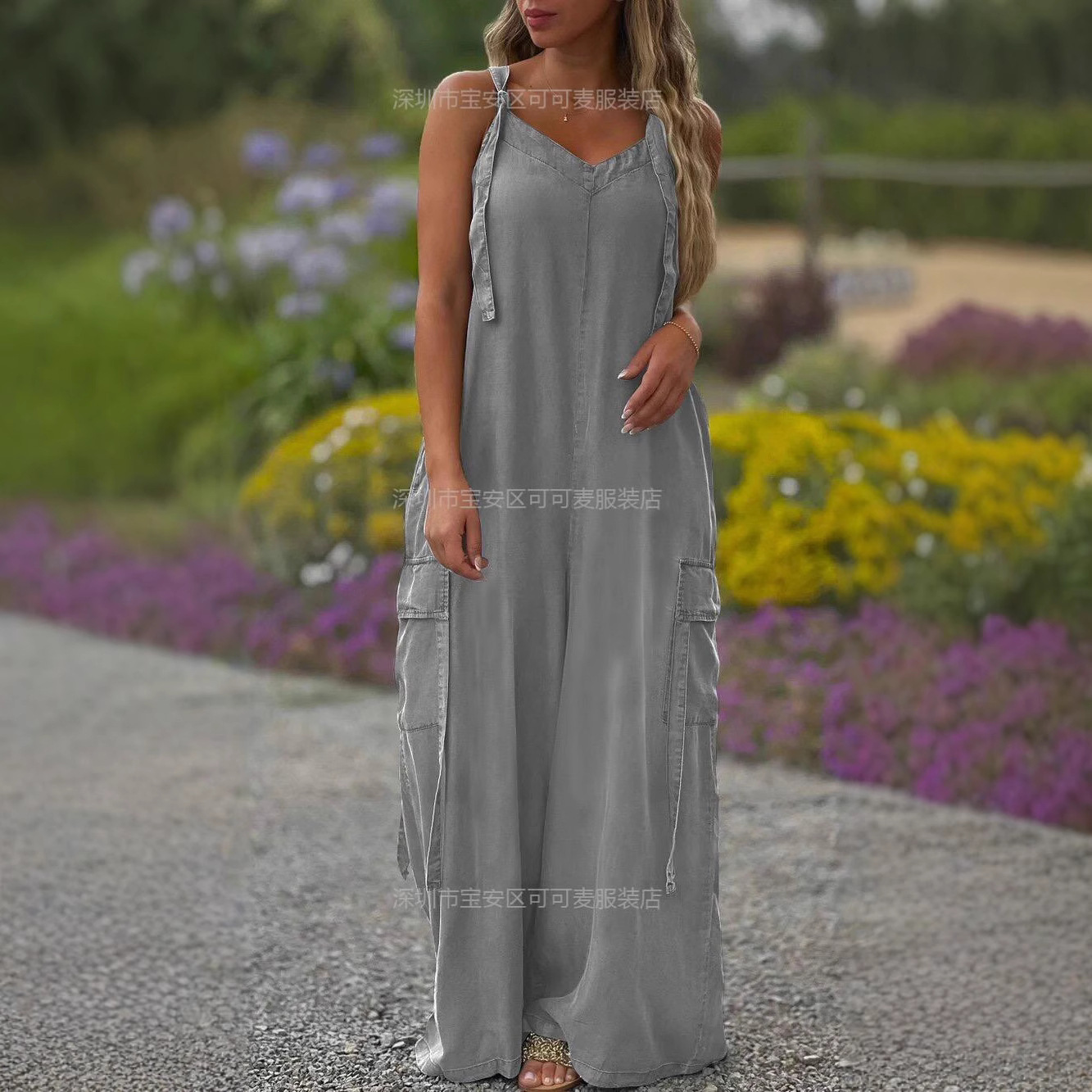 Loose Summer Jumpsuit Casual L - Jumpsuit Linen Relaxed review and price