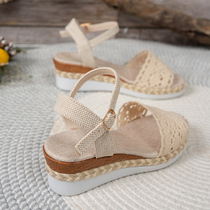 Women Lace Wedge Sandals Espad - Wedge Espadrille Women review and price