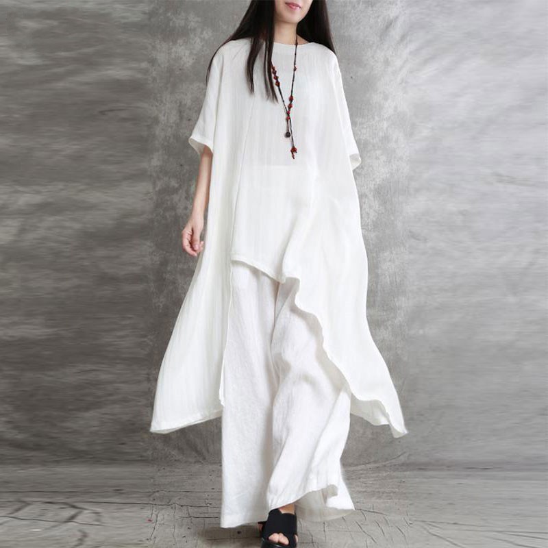 Women's Cotton Linen 2-piece S - Linen Pant Wide review and price