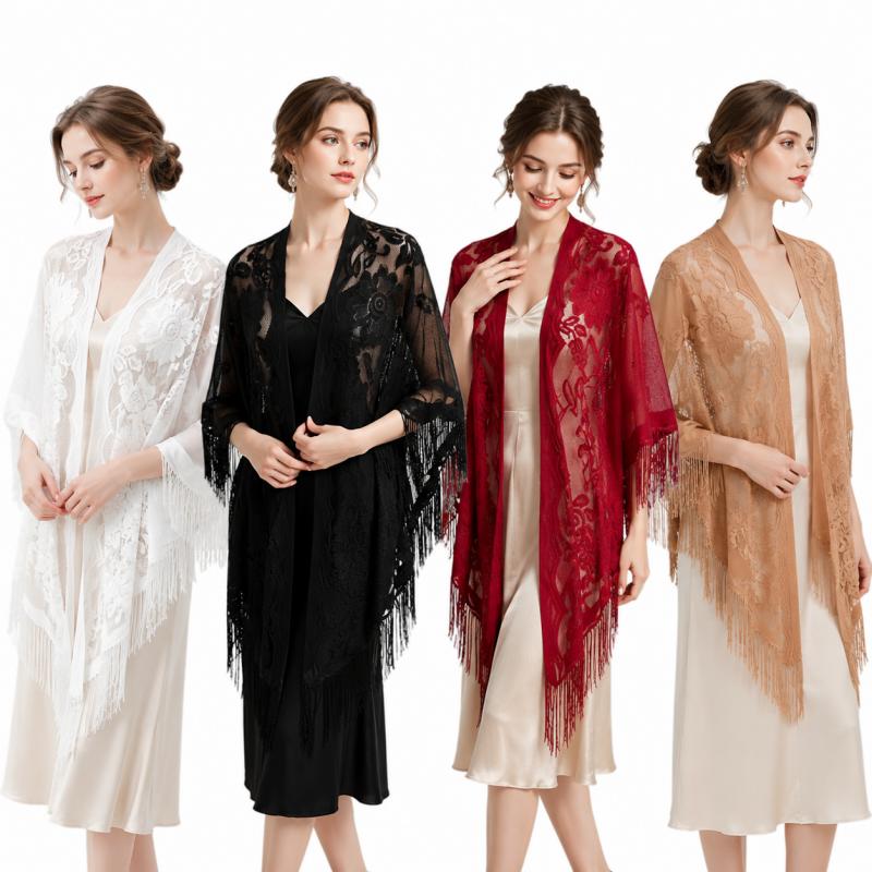 Floral Lace Shawl Wrap Women E - Kimono Sheer Floral review and price