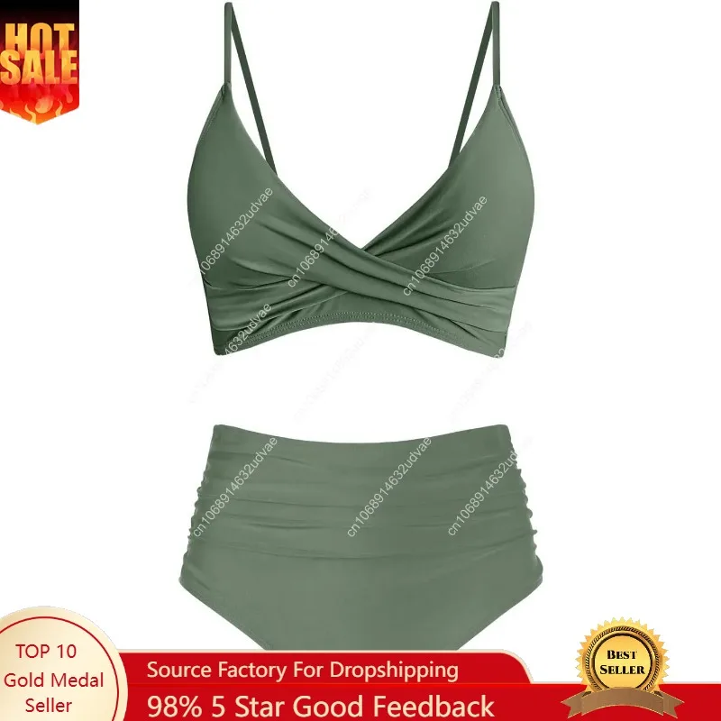 Women's High Waisted Bikini Se - Swimsuit Bikini Ruched review and price
