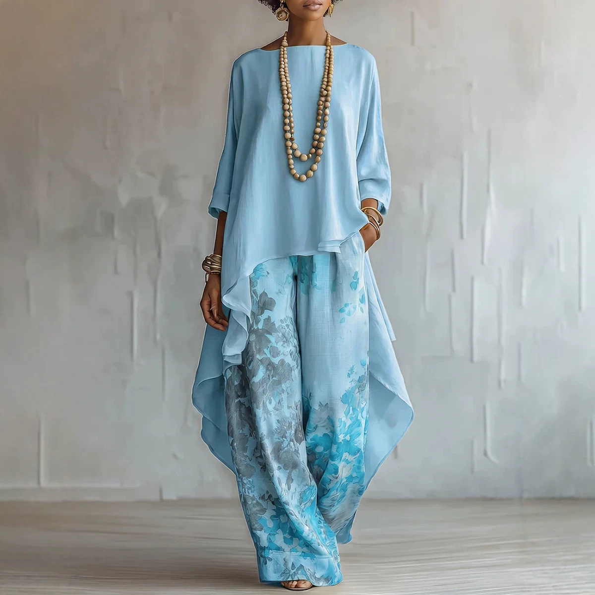 Women's 2-Piece Linen Outfit S - Linen Pant Wide review and price