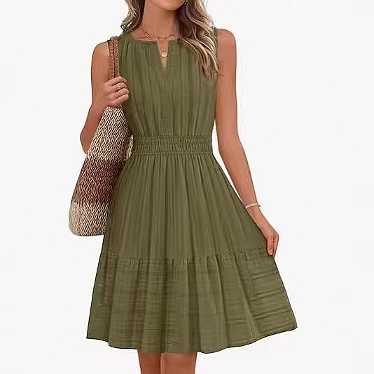Spring Summer Women's Sleevele - Linen Dress Wrap review and price