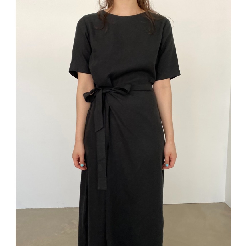 Elegant Cotton Linen Wrap Dres - Linen Dress Wrap review and price