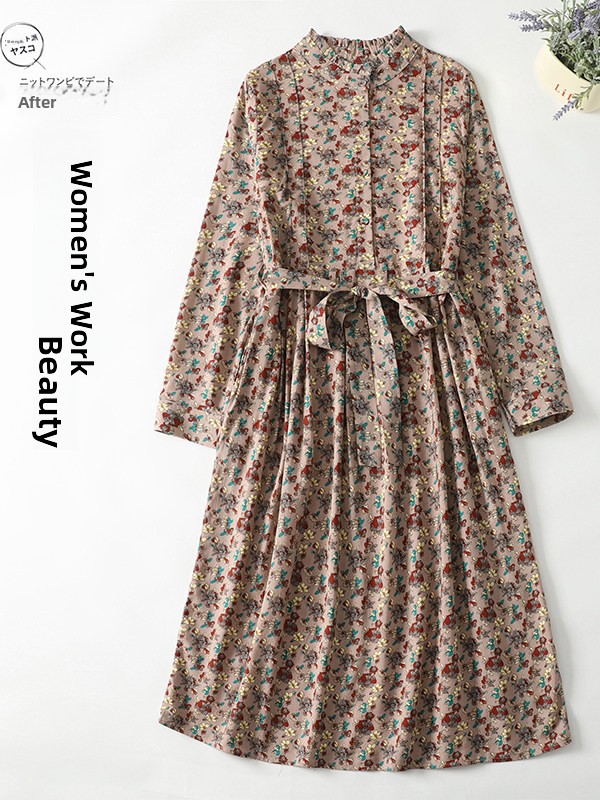Elegant Floral Print A-Line Dr - Midi Skirt Floral review and price