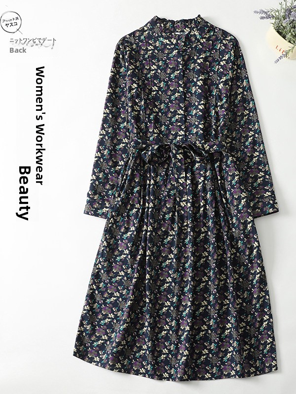 Elegant Floral Print A-Line Dr - Midi Skirt Floral review and price