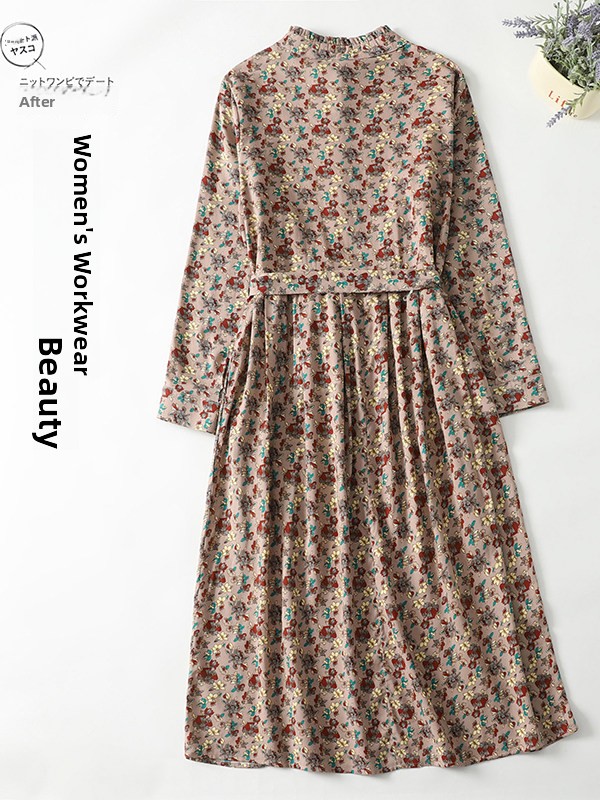 Elegant Floral Print A-Line Dr - Midi Skirt Floral review and price
