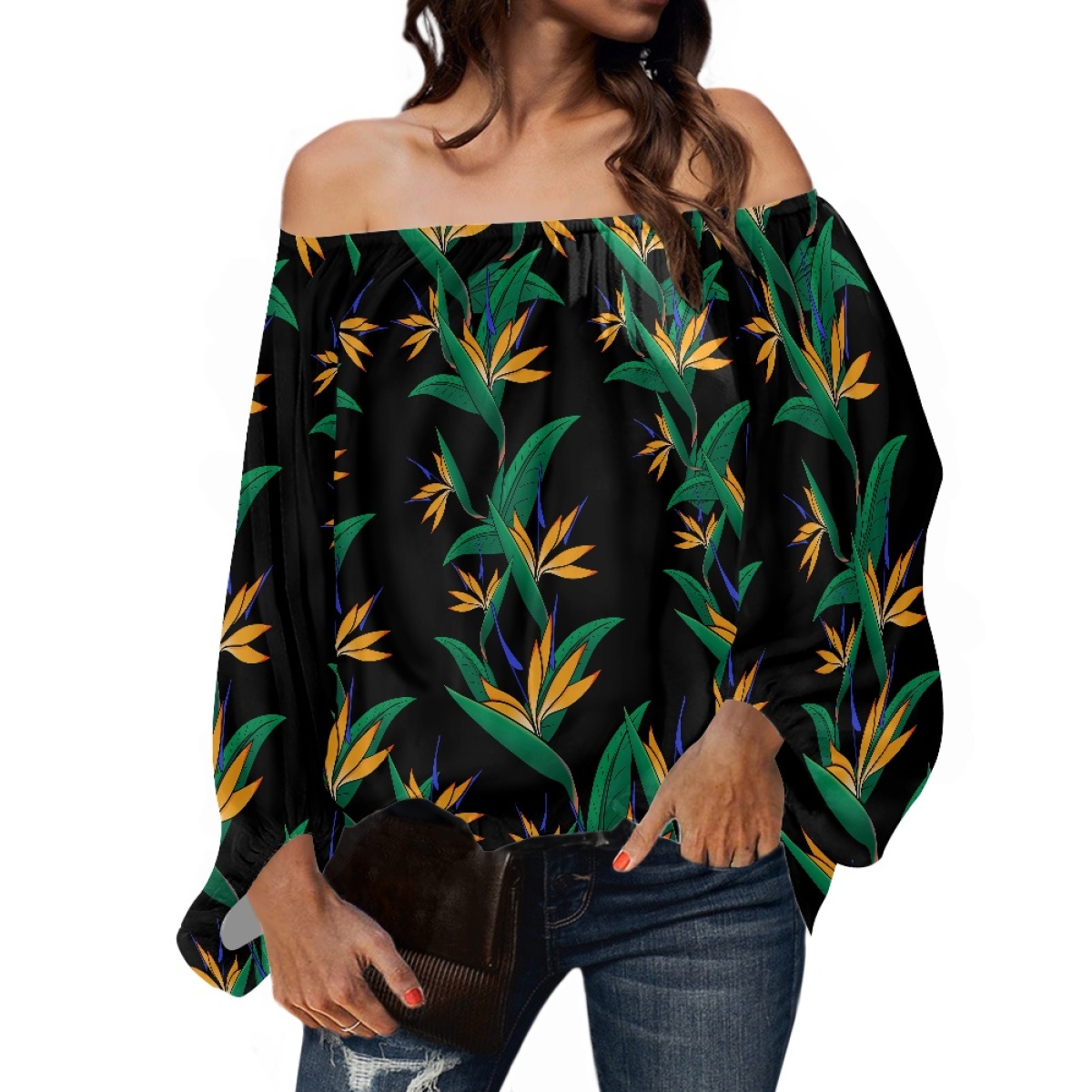 Polynesian Tribal Clothing Sam - Blouse Off Shoulder review and price