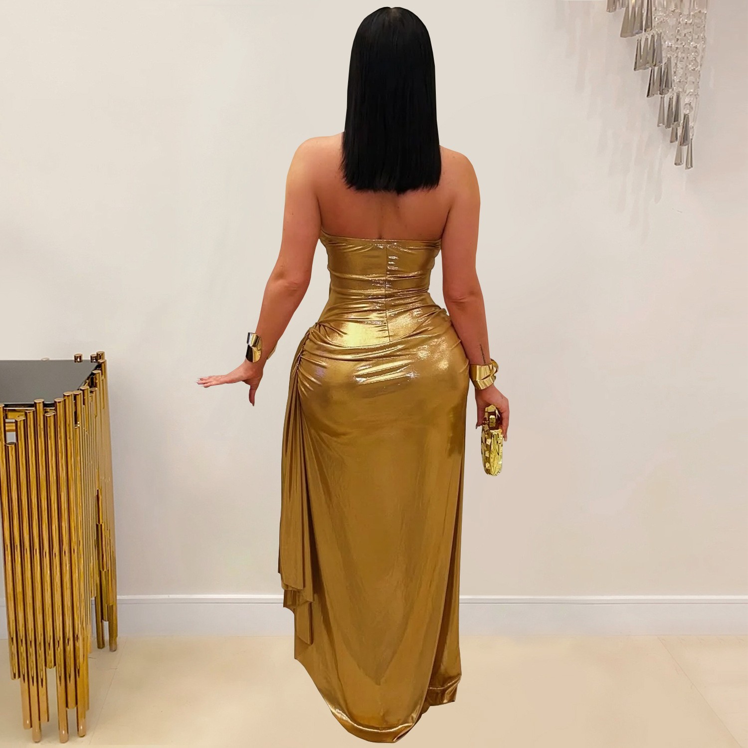 Wedding Guest Dress Evening Ha - Maxi Dress Halter review and price