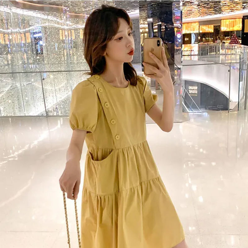 2025 Loose Elegant Korean Casu - Linen Dress Wrap review and price