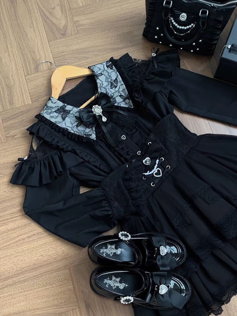 Harajuku Kawaii Skirt Sets Wom - Blouse Off Shoulder review and price