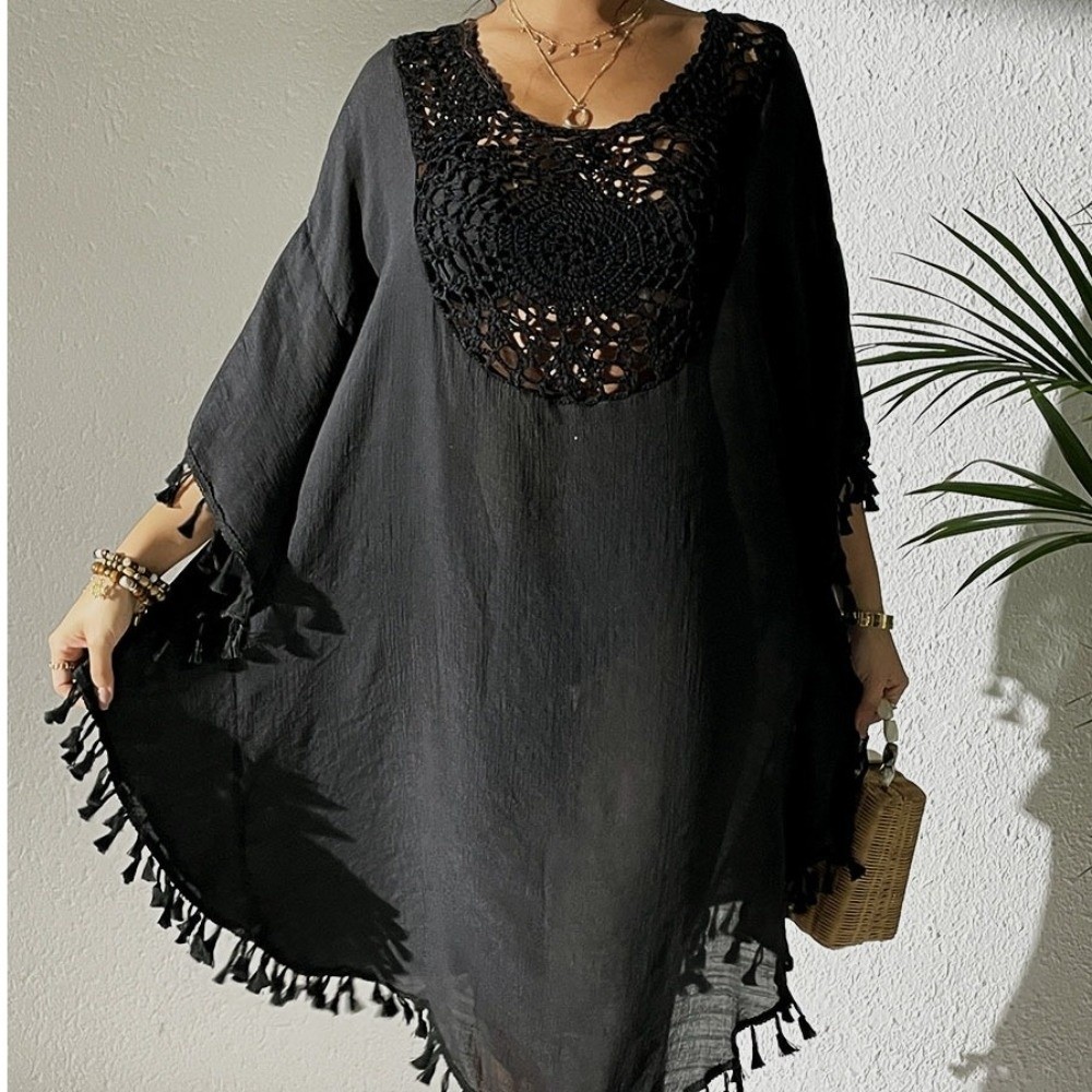 Square Neck Summer Sunscreen S - Cover Up Kaftan review and price