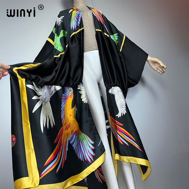 WINYI print boho kimono maxi b - Cover Up Kaftan review and price