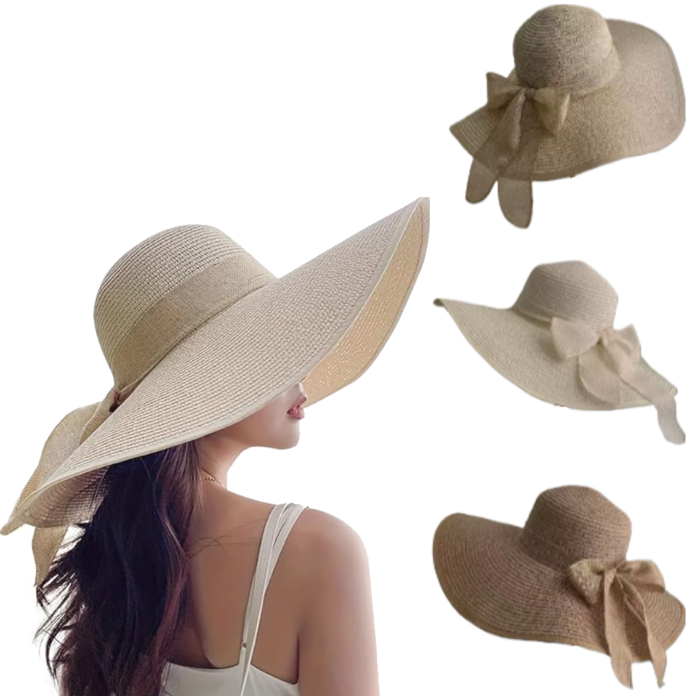 Women Summer Wide Brim Straw H - Hat Floppy Wide review and price