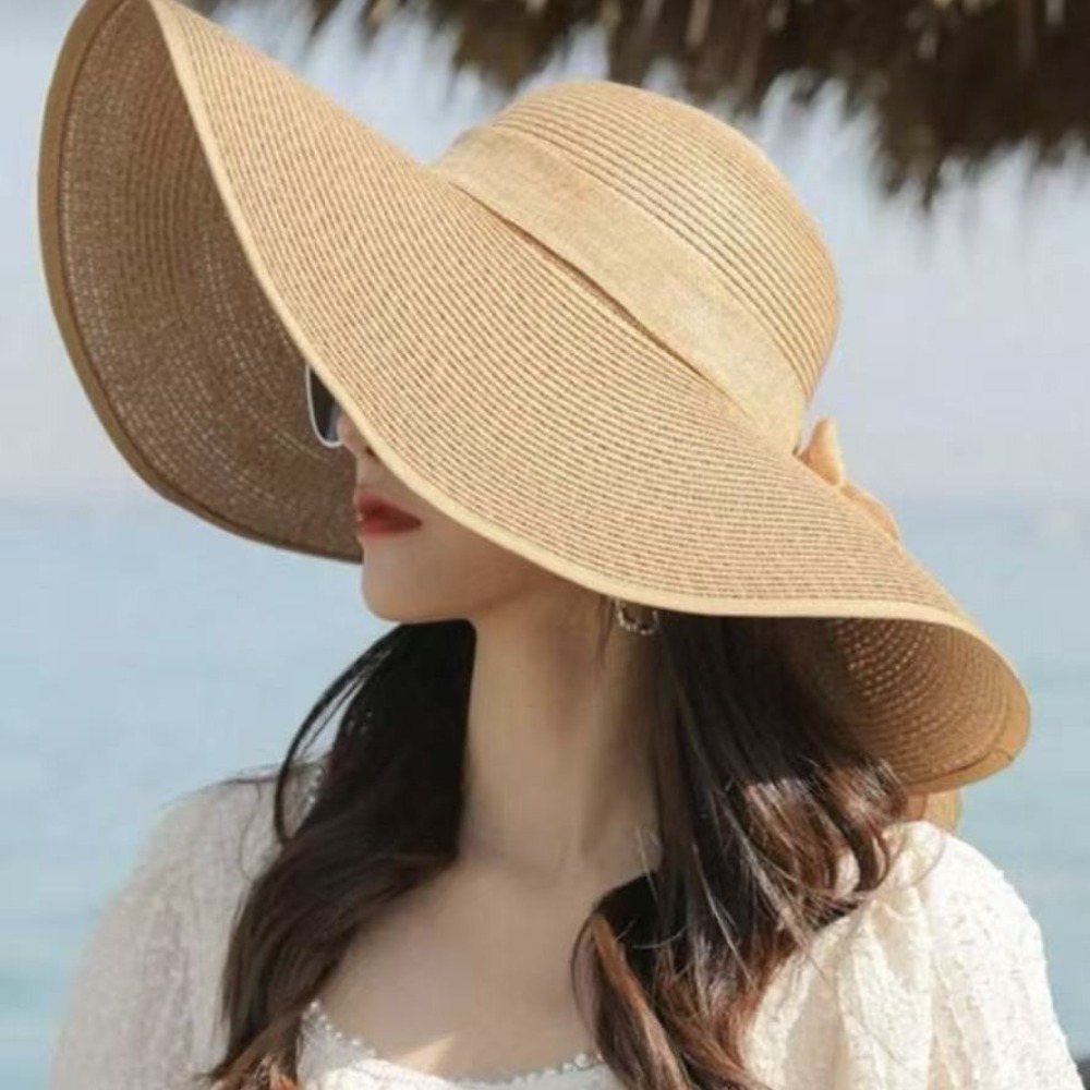 Women Summer Wide Brim Straw H - Hat Floppy Wide review and price
